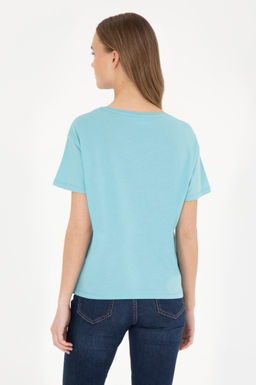 Женская мятная футболка - U.s. polo assn фото 12