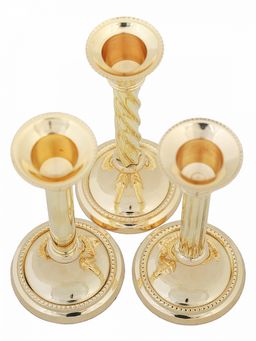 Подсвечник на тонкую свечу (набор из 3-х) №П0177 - Ганг фото 2