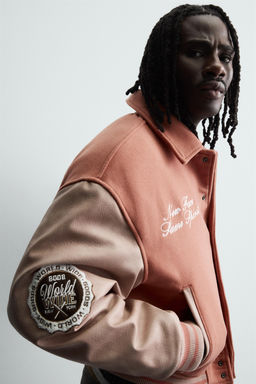 PATCHED PADDED BOMBER JACKET - Zara фото 4