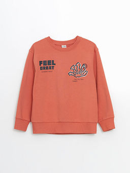 Bisiklet Yaka Erkek ?ocuk Sweatshirt