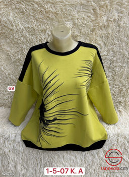 Кофта из хлопка и спандекса