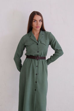 Платье-рубашка с английским воротником - Martichelli фото 327