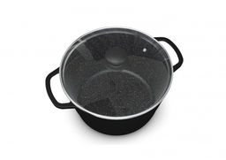 Кастрюля 3л со стекл.крышкой Индукция Гранит арт.L186630i, НЕВА