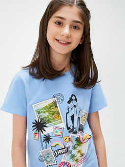 ACOOLA / Футболка детская для девочек Coimbra лавандовый  фото 4