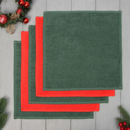 Набор махровых полотенец Этель Jolly, 30?30 см - 5 шт., хлопок 100%