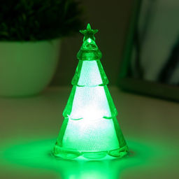 Фигурка светящаяся RISALUX Елочка, LED-ночник, 1 Вт, RGB, 3LR44, 559см  фото 3