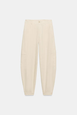 PANTAL?N CARGO BARREL / Beige claro - Zara фото 3