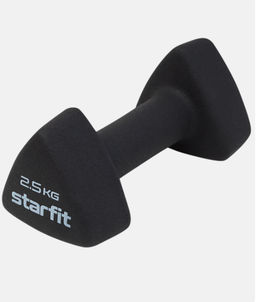 Гантель неопреновая STARFIT DB-205 2,5 кг, черный