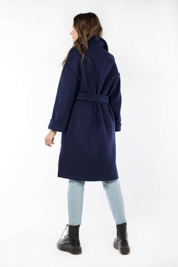 01-09406 Пальто женское демисезонное (пояс) - El podio фото 4