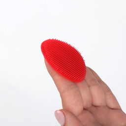 Щётка для умывания «Круг», силиконовая, на присоске, d=5.5 см, МИКС