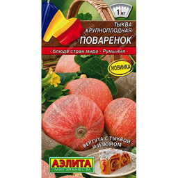 Тыква Поваренок крупноплодная 2г (Аэлита)