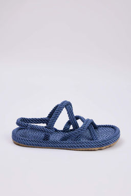 Trendyol Shoes Bej Capraz Bantl? Halat Ipli Kad?n Has?r Sandalet TAKSS25SD00056 - Trendyolmilla фото 23
