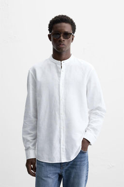 COTTON - LINEN SHIRT - Zara фото 2