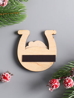 Цена за 3 шт. Магнит на холодильник 3D «Конь новогодний. Удачи», 6×6.5 см