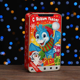 Цена за 10 шт. Коробка подарочная складная Альбик 12,7 х 4,5 х 21,5 см