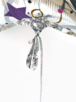 Воздушные шары фольгированные 18" звезда "С днем рождения, металлик" набор 5 штук