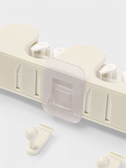 Держатель для швабр настенный самоклеящийся, 4 отделения, 3366 см - Simaland фото 7