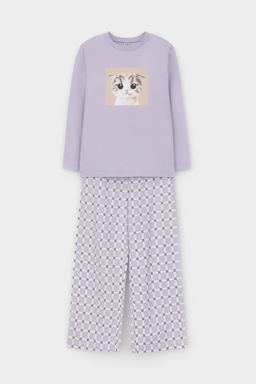 К 1623/лепесток орхидеи,мозаика пижама для дев