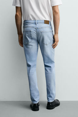 JEANS SLIM FIT B?SICO / Azul claro - Zara фото 3