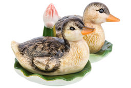 Набор для специй 3 пр. 40 мл 14*10*7 см Уточки, солонка, перечница, подставка - Elan gallery фото 7