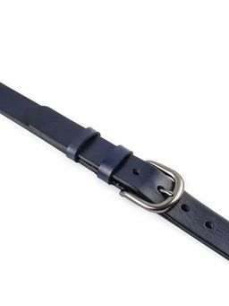 Мужской кожаный ремень Dierhoff ДРК 3051/2-30 Синий - Sergio valentini фото 6