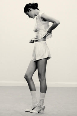 SATIN SHORTS - Zara фото 2