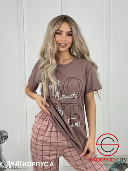 Пижама женская с рисунком