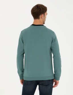 Ye_il Regular Fit Bisiklet Yaka Sweatshirt