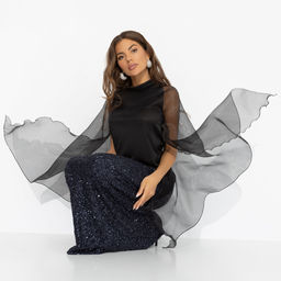 Блуза с акцентными рукавами, Незаменимая / Новый год - Charutti фото 7