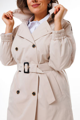 Плащ ANELLI 1419 кофе со льдом  фото 4