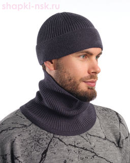17224 1S Стамнес Комплект мужской (шапка+снуд) (58-60)