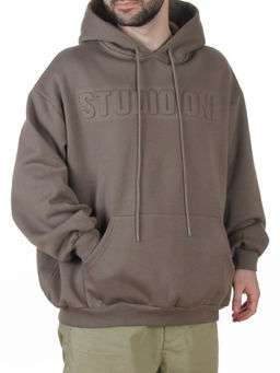 2811 KHAKI Худи унисекс мужское (95% хлопок, 5% спандекс)