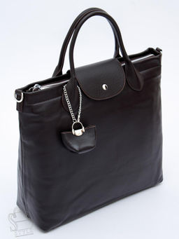 Сумка женская кожаная 1006LP d.coffee Polina&Eiterou  в Новосибирске