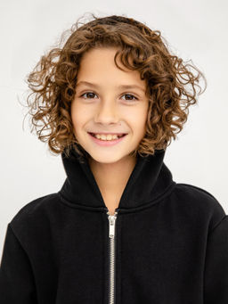 Комплект для мальчиков (жакет, брюки) в черном цвете - Mark formelle фото 4