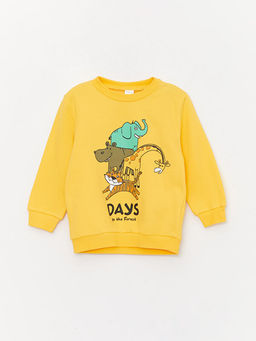 Bisiklet Yaka Erkek Bebek Sweatshirt ve E?ofman Alt 2li - Waikiki фото 2