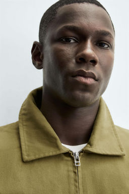 TEXTURED ZIP-UP OVERSHIRT - Zara фото 6
