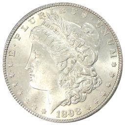 1 доллар 1898 года США Доллар Моргана