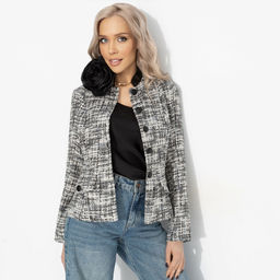 Брошь из органзы, Полуночная роза - Charutti фото 6