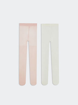 K?z ?ocuk ?nce K?lotlu ?orap 2li