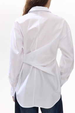 Camisa de algod?n con lazada - H&m фото 3