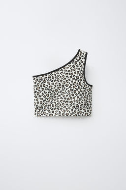 TOP ASIM?TRICO ANIMAL PRINT / Leopardo - Zara фото 2