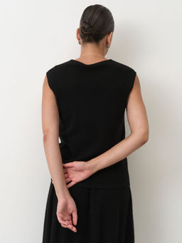 Джемпер кашемировый 06052 черный