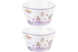 Набор 2 салатников 600 мл 13*13*7,5 см Лаванда NEW BONE CHINA - Elan gallery фото 5