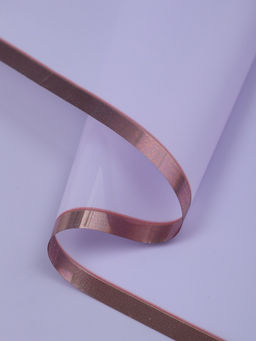 Цена за 20 шт. Плёнка для цветов «Кайма с тиснением», светло-сиреневая, 57×57±2 см