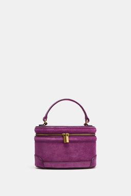 BOLSO VANITY PIEL / Morado - Zara фото 5