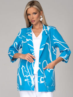 Пиджак Шерри (голубой) - Эльза фото 13