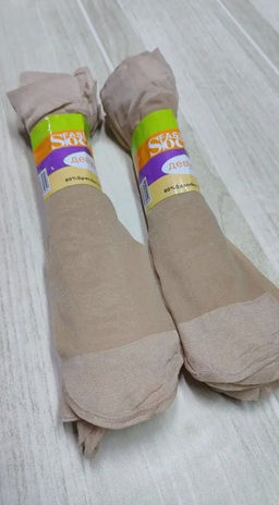 BK418 Носки капроновые 30 Den, 10 пар БЕЖЕВЫЙ