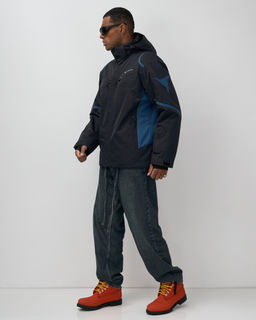 Горнолыжная куртка мужская зимняя темно-синего цвета 7617TS - Mtforce фото 10