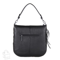 Сумка женская кожаная 9653Y black Polina&Eiterou фото 4