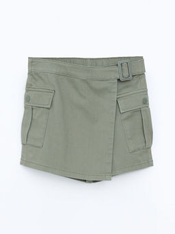 Beli Lastikli K?z ?ocuk ?ort Etek